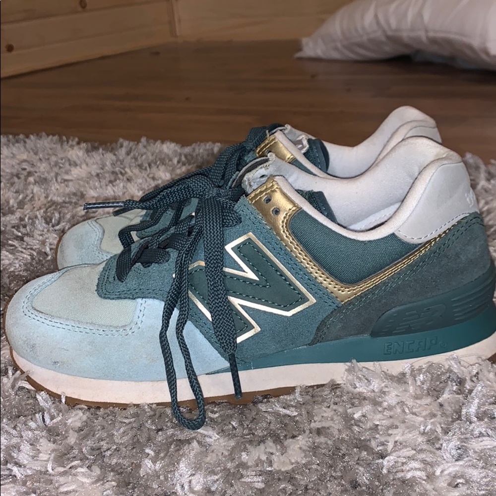 New Balance 574 Metallic Patch